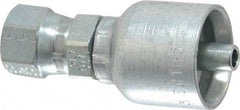 Parker - 1/4 Thread Hydraulic Hose Fitting - -4 Hose Size, 1/4" Hose Diam - USA Tool & Supply