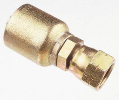 Parker - 3/4 Thread Hydraulic Hose Fitting - -12 Hose Size, 3/4" Hose Diam - USA Tool & Supply