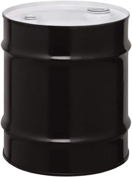 Made in USA - 10 Gallon Cylindrical Carbon Steel Tight Head Drum - 17" High x 14" Diam - USA Tool & Supply
