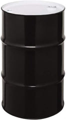 Made in USA - 55 Gallon Cylindrical Carbon Steel Tight Head Drum - 33" High x 22-1/2" Diam - USA Tool & Supply