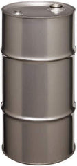 Made in USA - 16 Gallon Cylindrical Stainless Steel Tight Head Drum - 27" High x 14" Diam - USA Tool & Supply