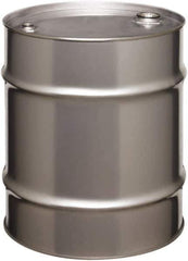 Made in USA - 20 Gallon Cylindrical Stainless Steel Tight Head Drum - 19-1/4" High x 18-1/4" Diam - USA Tool & Supply