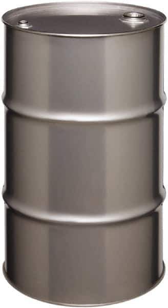 Made in USA - 30 Gallon Cylindrical Stainless Steel Tight Head Drum - 27-1/2" High x 18-1/4" Diam - USA Tool & Supply