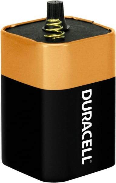 Duracell - Size 908, Alkaline, 1 Pack, Lantern Battery - 6 Volts, Spring Terminal, 4LR25X, ANSI 908A Regulated - USA Tool & Supply