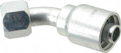 Parker - 3/4 Thread Hydraulic Hose Fitting - -12 Hose Size, 3/4" Hose Diam - USA Tool & Supply