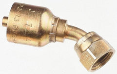 Parker - 5/8 Thread Hydraulic Hose Fitting - -10 Hose Size, 5/8" Hose Diam - USA Tool & Supply