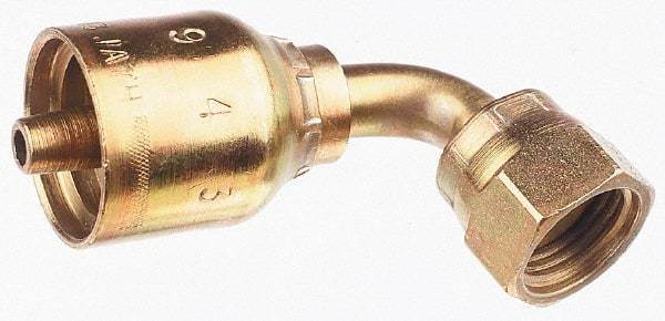 Parker - 1/2 Thread Hydraulic Hose Fitting - -8 Hose Size, 1/2" Hose Diam - USA Tool & Supply