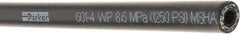 Parker - -4 Hose Size, 1/4" ID, 1,250 psi Work Pressure Hydraulic Hose - 3" Radius, Synthetic Rubber, -40°F to 257°F - USA Tool & Supply