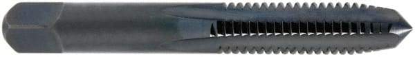 OSG - M16x1.00 Metric Fine 2B 4 Flute Bright Finish High Speed Steel Straight Flute Standard Hand Tap - Plug, Right Hand Thread, 75mm OAL, 30mm Thread Length, Oversize - Exact Industrial Supply