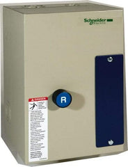 Schneider Electric - 9 Amp, 600 Coil VAC, Nonreversible Enclosed IEC Motor Starter - 1 Phase Hp: 0.3 at 120 VAC, 1 at 240 VAC, 3 Phase Hp: 2 at 208 VAC, 2 at 230 VAC, 5 at 460 VAC, 7.5 at 575 VAC - USA Tool & Supply