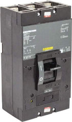 Square D - 400 Amp, 600 V, 3 Pole, Panel Mount Molded Case Circuit Breaker - Thermal Magnetic Trip, Multiple Breaking Capacity Ratings - USA Tool & Supply