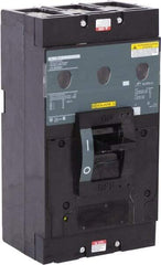 Square D - 400 Amp, 600 V, 3 Pole, Panel Mount Molded Case Circuit Breaker - Thermal Magnetic Trip, Multiple Breaking Capacity Ratings - USA Tool & Supply
