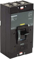 Square D - 350 Amp, 240 V, 3 Pole, Free Standing Molded Case Circuit Breaker - Thermal Magnetic Trip, 25 kA at 240 VAC Breaking Capacity, 6 Inch Deep x 11 Inch High x 5.8 Inch Wide - USA Tool & Supply