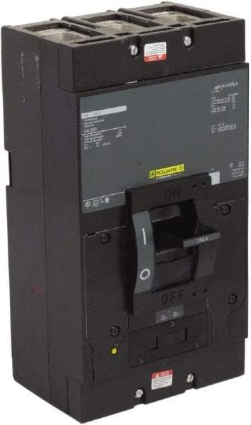 Square D - 250 Amp, 240 V, 3 Pole, Panel Mount Molded Case Circuit Breaker - Thermal Magnetic Trip, 25 kA at 240 VAC Breaking Capacity - USA Tool & Supply
