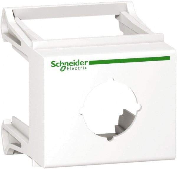 Schneider Electric - Circuit Breaker DIN Rail Mounting Base - Use with Control Unit - USA Tool & Supply