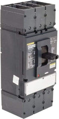 Square D - 600 Volt, 600 Amp, Automatic Molded Case Switch - 3 Pole, 100 at 480 VAC, 125 at 240 VAC, 50 at 600 VAC kA Interrupting Rating, Line/Load Lug Connection - USA Tool & Supply
