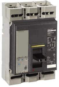 Square D - 1200 Amp, 600 VAC, 3 Pole, Panel Mount Molded Case Circuit Breaker - Electronic Trip, Multiple Breaking Capacity Ratings, 3/0 AWG - USA Tool & Supply