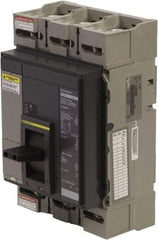 Square D - 600 Amp, 600 VAC, 3 Pole, Plug In Molded Case Circuit Breaker - Electronic Trip, 3/0 AWG - USA Tool & Supply