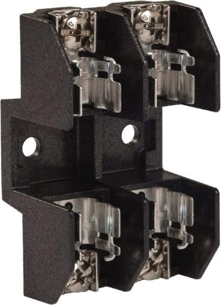 Square D - 2 Pole, 250 Volt, 30 Amp, Surface Mount Fuse Holder - Compatible with H Class Fuse - USA Tool & Supply