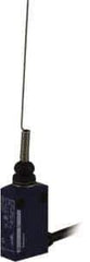 Telemecanique Sensors - DP, NC/NO, 240 VAC, Fixed Cable Terminal, Cat Whisker Actuator, General Purpose Limit Switch - IP65 IPR Rating - USA Tool & Supply