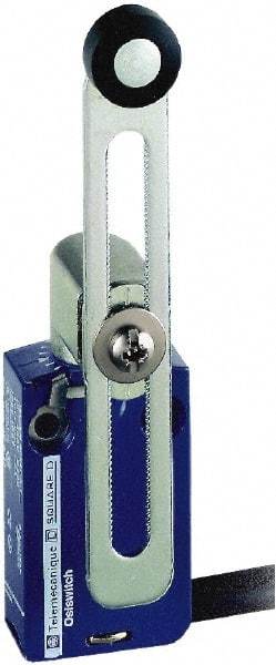Telemecanique Sensors - DP, NC/NO, 240 VAC, 5-Pin M12 Male Terminal, Roller Lever Actuator, General Purpose Limit Switch - IP66, IP67, IP68 IPR Rating - USA Tool & Supply