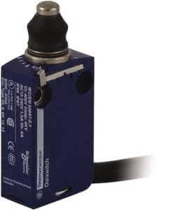 Telemecanique Sensors - DP, NC/NO, 240 VAC, Removable Cable Terminal, End Plunger Actuator, General Purpose Limit Switch - IP66, IP67, IP68 IPR Rating - USA Tool & Supply