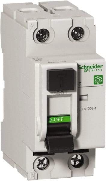 Schneider Electric - 25 Amp Circuit Breaker Residual Current Switch - USA Tool & Supply