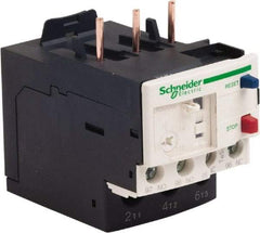 Schneider Electric - 3 Pole, NEMA Size 00-1, 1 to 1.6 Amp, 690 VAC, Thermal NEMA Overload Relay - Trip Class 20, For Use with LC1D09, LC1D12, LC1D18, LC1D25, LC1D32 and LC1D38 - USA Tool & Supply