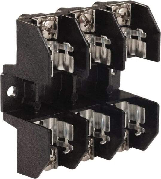 Square D - 3 Pole, 250 Volt, 30 Amp, Surface Mount Fuse Holder - Compatible with H Class Fuse - USA Tool & Supply