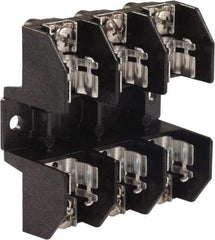 Square D - 3 Pole, 250 Volt, 30 Amp, Surface Mount Fuse Holder - Compatible with H Class Fuse - USA Tool & Supply