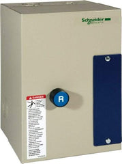 Schneider Electric - 3 Pole, 12 Amp, 24 Coil VAC, Nonreversible Enclosed IEC Motor Starter - 1 Phase Hp: 0.5 at 120 VAC, 2 at 240 VAC, 3 Phase Hp: 10 at 575 VAC, 3 at 208 VAC, 3 at 230 VAC, 7.5 at 460 VAC - USA Tool & Supply