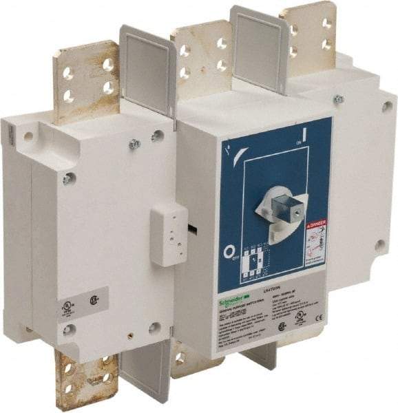 Schneider Electric - 600VAC at 50/60 Hz, 3 Pole, Nonfused Cam & Disconnect Switch - 14.57 Inch Wide x x 12.6 Inch High x x 5.51 Inch Deep - USA Tool & Supply