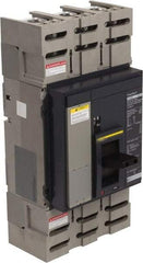 Square D - 800 Amp, 600 VAC, 3 Pole, Plug In Molded Case Circuit Breaker - Electronic Trip, 3/0 AWG - USA Tool & Supply