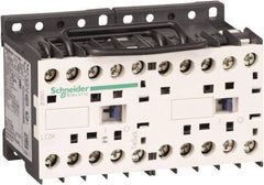 Schneider Electric - 3 Pole, 120 Coil VAC at 50/60 Hz, 12 Amp at 440 VAC, 16 Amp at 690 VAC and 20 Amp at 440 VAC, Reversible IEC Contactor - BS 5424, CSA, IEC 60947, NF C 63-110, RoHS Compliant, UL Listed, VDE 0660 - USA Tool & Supply