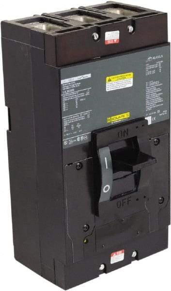 Square D - 400 Amp, 600 V, 3 Pole, Panel Mount Molded Case Circuit Breaker - Thermal Magnetic Trip, Multiple Breaking Capacity Ratings - USA Tool & Supply