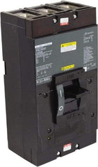 Square D - 400 Amp, 600 V, 3 Pole, Panel Mount Molded Case Circuit Breaker - Thermal Magnetic Trip, Multiple Breaking Capacity Ratings - USA Tool & Supply