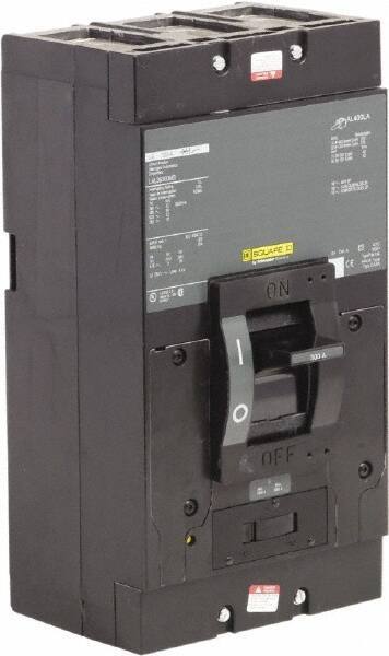 Square D - 300 Amp, 600 V, 3 Pole, Panel Mount Molded Case Circuit Breaker - Thermal Magnetic Trip, Multiple Breaking Capacity Ratings - USA Tool & Supply
