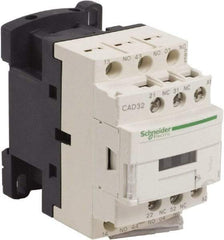 Schneider Electric - 2NC/3NO, 120 VAC at 50/60 Hz Control Relay - 17 V - USA Tool & Supply