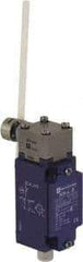 Telemecanique Sensors - DP, NC/NO, 240 VAC, 5-Pin M12 Male Terminal, Rotary Spring Return Actuator, General Purpose Limit Switch - IP66 IPR Rating - USA Tool & Supply