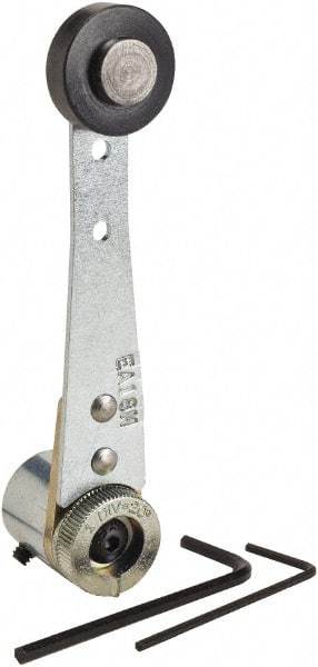 Square D - 7.6 Inch Long, Limit Switch Roller Lever - Steel Roller, For Use with 9007A, 9007AW, 9007B, 9007C, 9007N, 9007T10, 9007T5 - USA Tool & Supply
