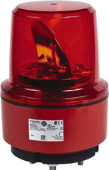 Schneider Electric - 24 VDC, 125 mAmp, Rotating Beacon LED Light - Surface Mounted, 7.05 Inch High, 130mm Diameter, 162 Flashes per min - USA Tool & Supply