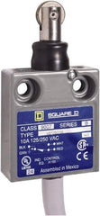 Square D - SPDT, NC/NO, Prewired Terminal, Roller Plunger Actuator, General Purpose Limit Switch - 1, 2, 4, 6, 6P NEMA Rating, IP67 IPR Rating, 80 Ounce Operating Force - USA Tool & Supply