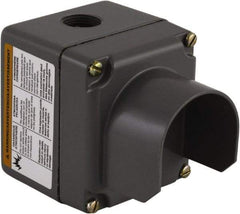 Schneider Electric - 1 Hole, 30mm Hole Diameter, Aluminum Pushbutton Switch Enclosure - 1, 3, 4, 6, 12, 13 NEMA Rated - USA Tool & Supply