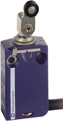 Telemecanique Sensors - DP, NC/NO, 240 VAC, Removable Cable Terminal, Roller Lever Actuator, General Purpose Limit Switch - IP66, IP67, IP68 IPR Rating - USA Tool & Supply