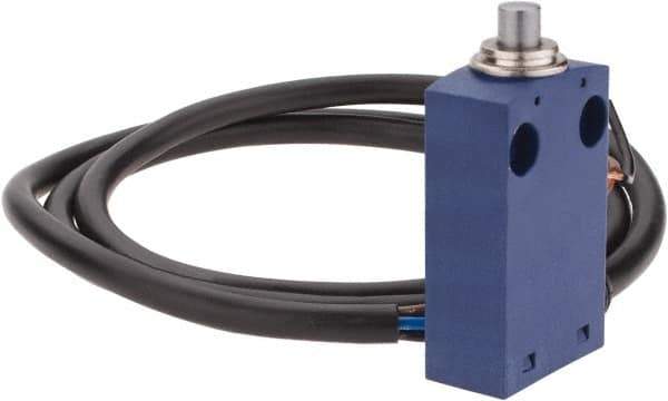 Telemecanique Sensors - DP, NC/NO, 240 VAC, Fixed Cable Terminal, End Plunger Actuator, General Purpose Limit Switch - IP65 IPR Rating - USA Tool & Supply