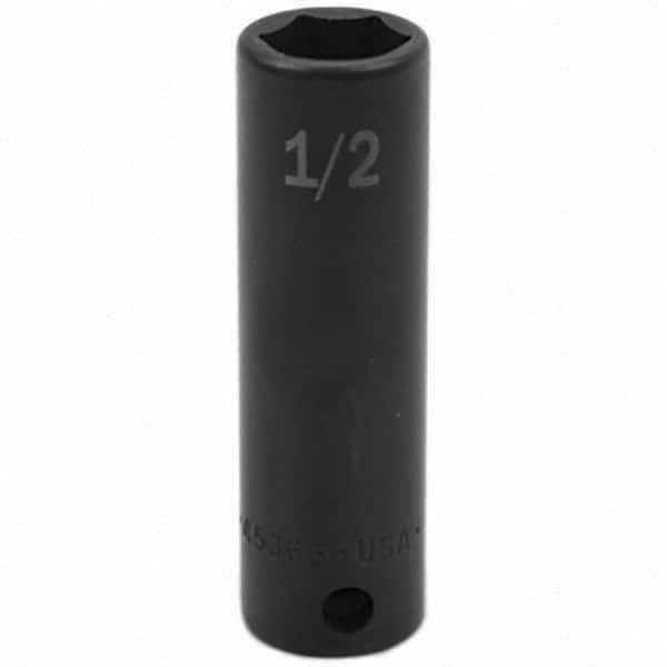 SK - Impact Socket - 3/8"DR 1/2" DEEP IMPACT SOCKET - USA Tool & Supply