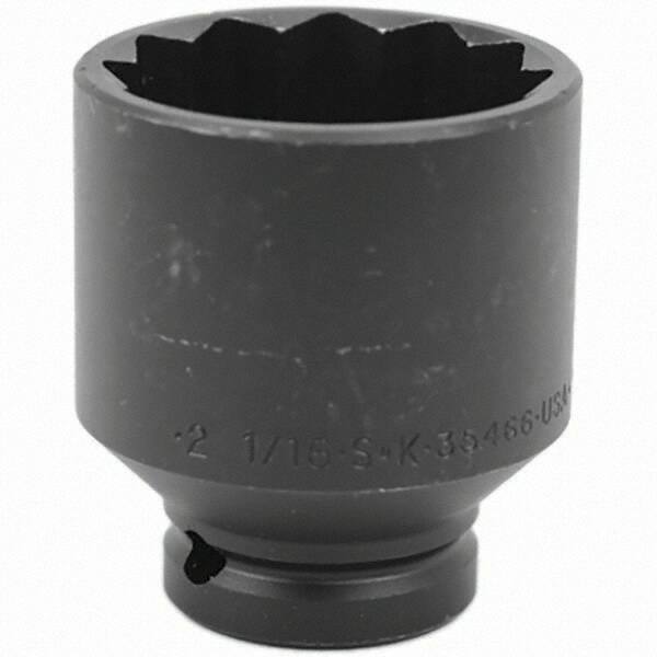 SK - Impact Socket - 3/4"DR 12PT 2-1/16" THIN WALL IMPACT SOCKET - USA Tool & Supply
