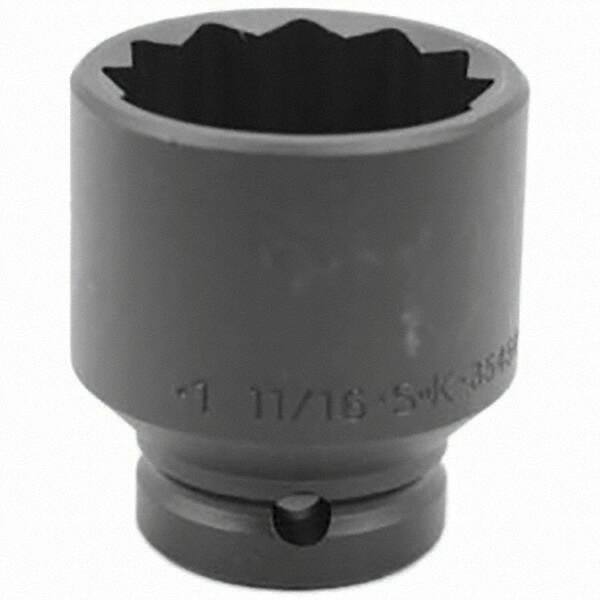SK - Impact Socket - 3/4"DR 12PT 1-11/16" THIN WALL IMPACT SOCKET - USA Tool & Supply