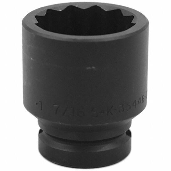 SK - Impact Socket - 3/4"DR 12PT 1-7/16" THIN WALL IMPACT SOCKET - USA Tool & Supply