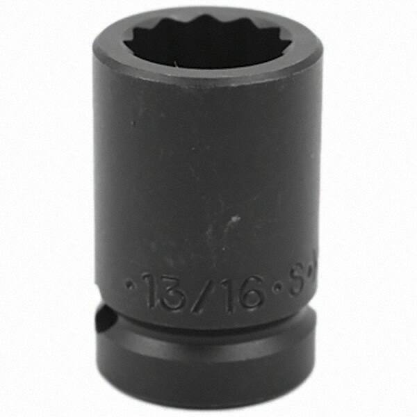 SK - Impact Socket - 3/4"DR 12PT 13/16" THIN WALL IMPACT SOCKET - USA Tool & Supply